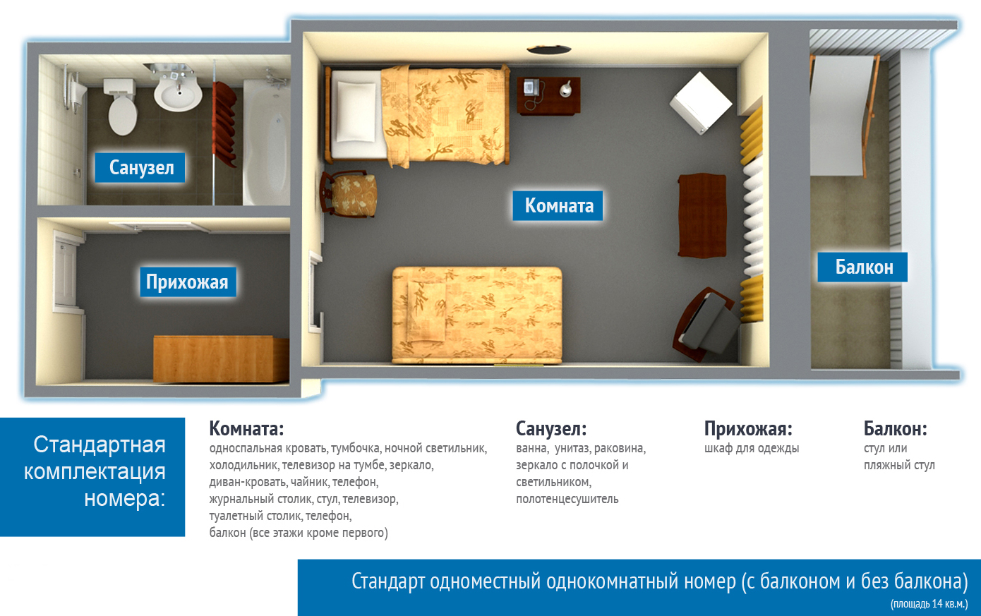 Место стандарт. Стандартная комплектация номера.. Стандарт 